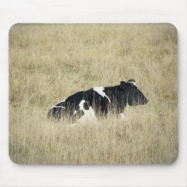 Tapis De Souris Vache de repos - Mousepad (Devant)