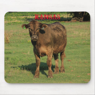 Tapis De Souris Vache du Kansas