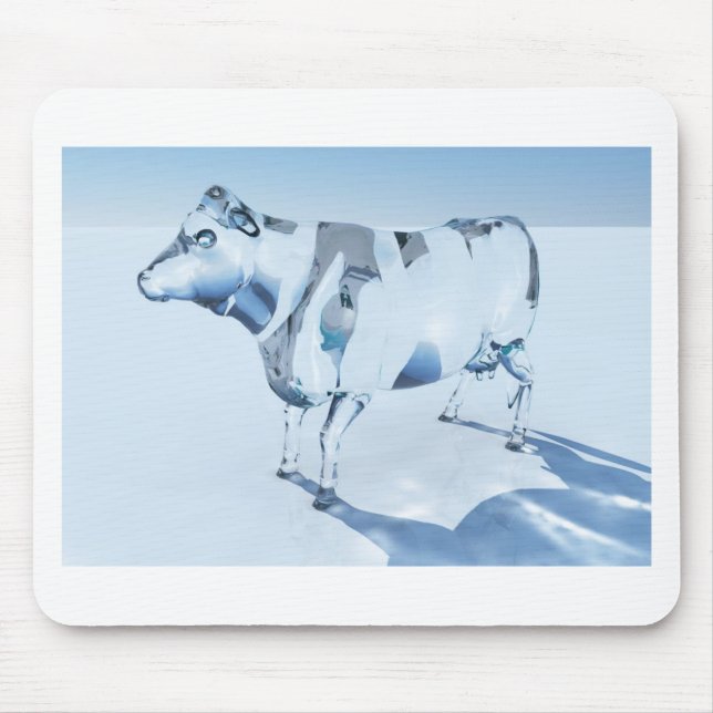 Tapis De Souris Vache en verre (Devant)