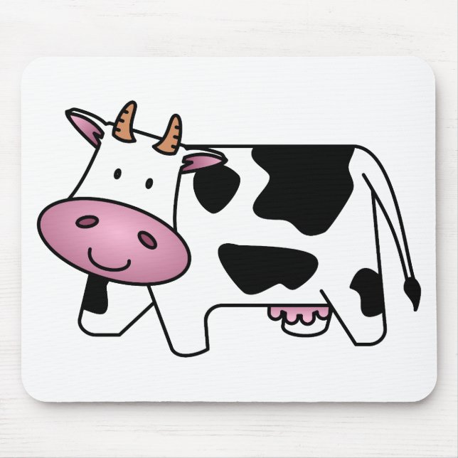 Tapis De Souris Vache heureuse (Devant)