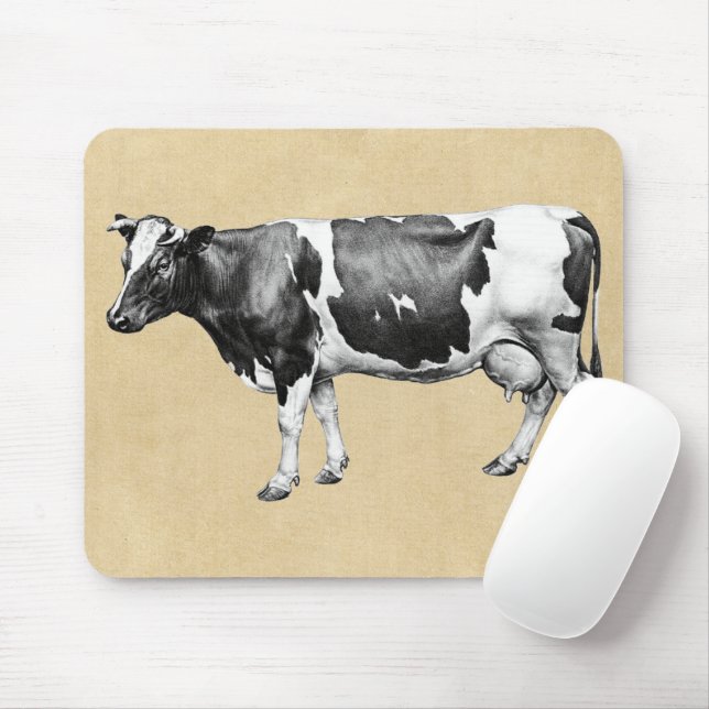 Tapis De Souris Vache laitière (Avec souris)