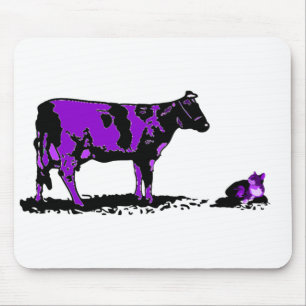 Tapis De Souris vache pourpre