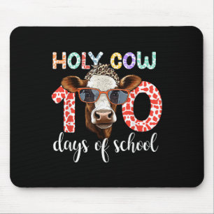 Tapis De Souris Vache Sainte 100 Jours D'Enseignant Enfants 100E J