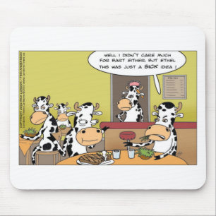 Tapis De Souris Vaches Mangeant Un Steak T-shirts Drôles Mugs Cart