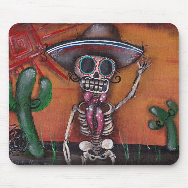 Tapis De Souris Vague de chaleur Mousepad (Devant)