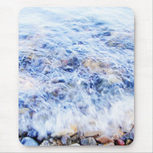 Tapis De Souris vague d'eau bleue cool