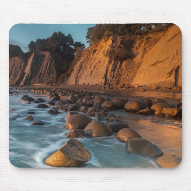 Tapis De Souris Vague le long de la plage, Californie (Devant)