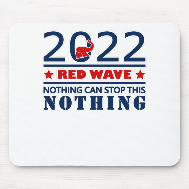 TAPIS DE SOURIS VAGUE ROUGE 2022 (Devant)