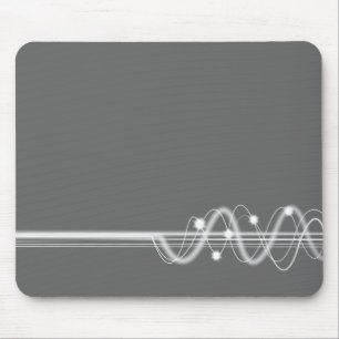 Tapis De Souris Vague sonore - Gris