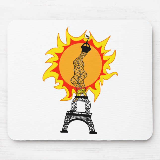 Tapis De Souris Vague thermique européenne (Devant)