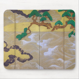 Tapis De Souris Vagues à Matsushima (à droite), Tawaraya Sotatsu