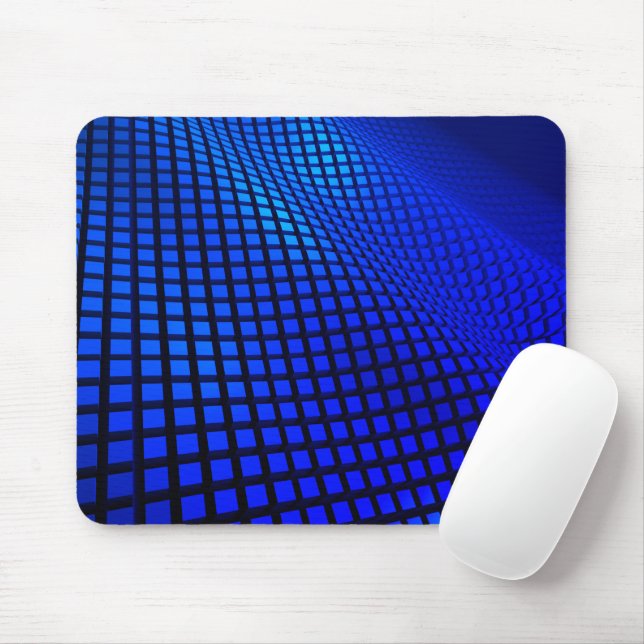 Tapis De Souris Vagues bleues (Avec souris)