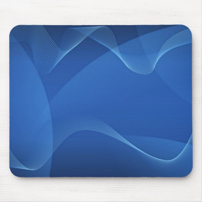 Tapis De Souris Vagues bleues Mousepad (Devant)