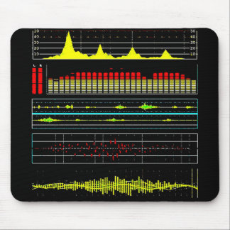 Tapis De Souris Vagues de musique et égaliseur audio2