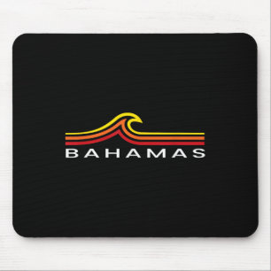 Tapis De Souris Vagues des Bahamas Vintage Hommes Femmes Filles Ga