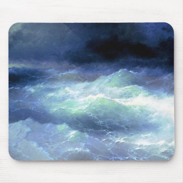 Tapis De Souris Vagues d'Ivan Aivazovsky (Devant)