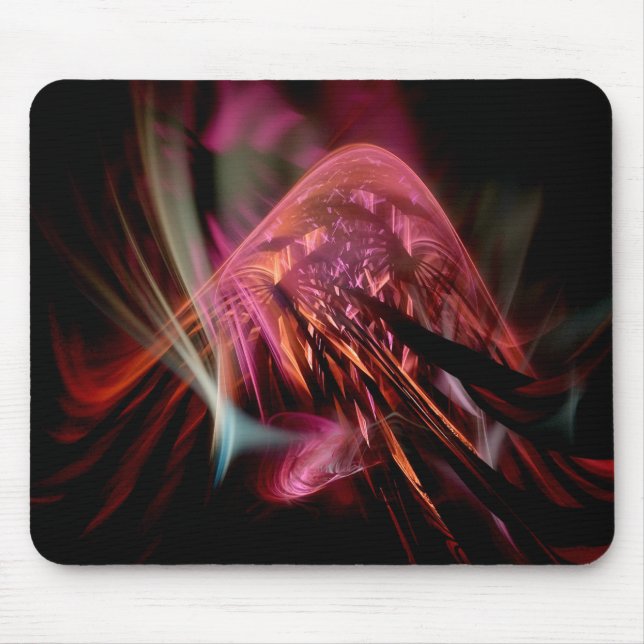 Tapis De Souris Vagues fractales Mousepad (Devant)
