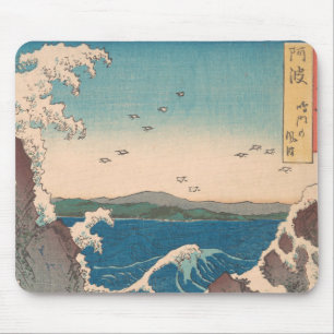 Tapis De Souris Vagues japonaises Naruto Tourbillon Océan Artwork