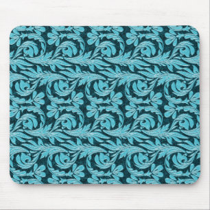 Tapis De Souris Vagues métalliques 2Tone Turquoise Drave MOUSEPAD