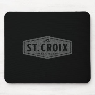 Tapis De Souris Vagues St Croix Vintage Hommes Femmes Filles Garço