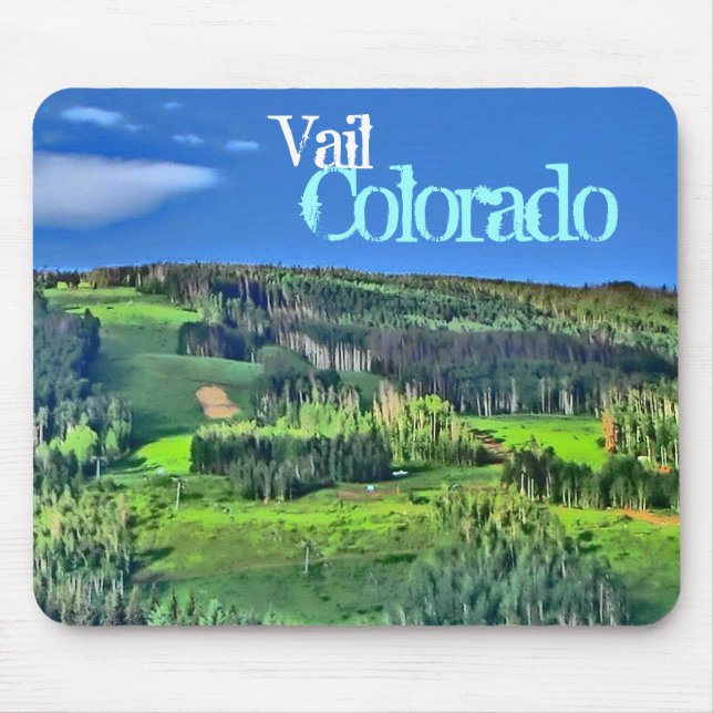 Tapis De Souris Vail Colorado couleur mousepac (Devant)