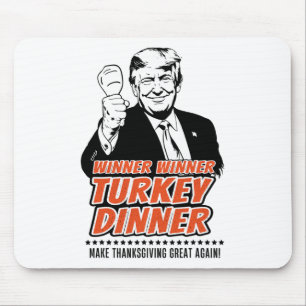 Tapis De Souris Vainqueur de Trump Dîner turc Dîner Turquie Thanks