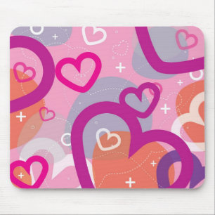Tapis De Souris Valentine Mousepad abstrait