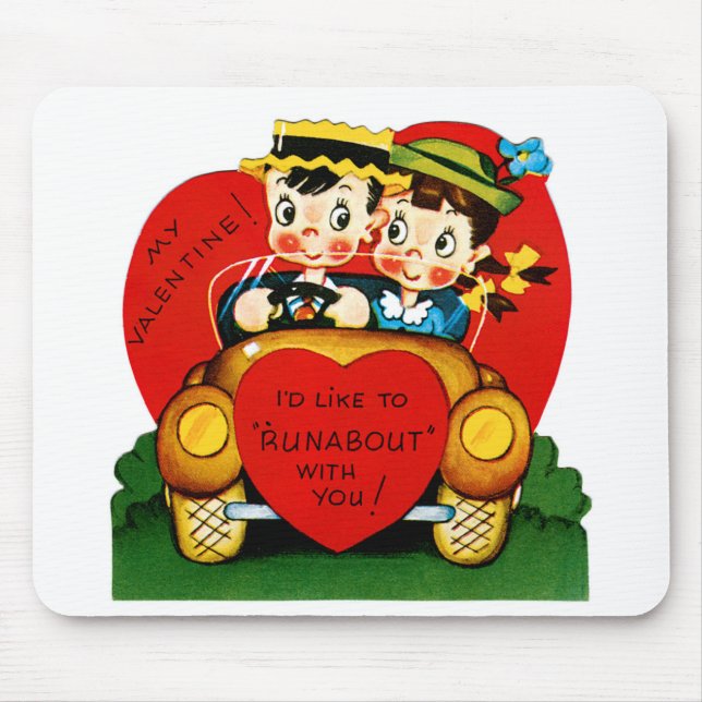 Tapis De Souris Valentine Runabout (Devant)