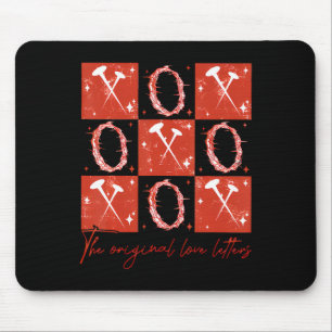 Tapis De Souris Valentine Xoxo Lettres d'amour originales vérifiée