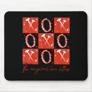 Tapis De Souris Valentine Xoxo vérifié Les Lettres d'amour origina