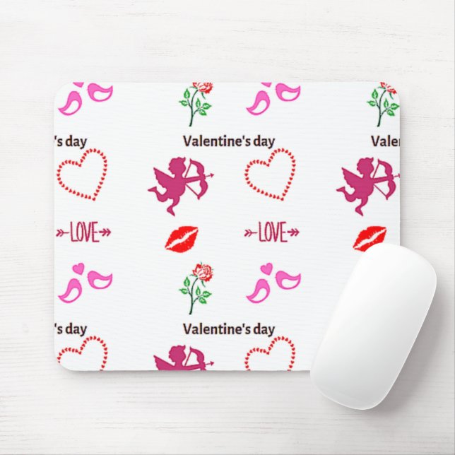 Tapis De Souris Valentine's Day (Avec souris)