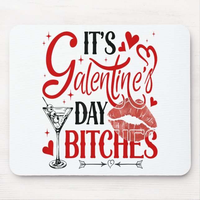 Tapis De Souris Valentines Day American Sign Love You Hand Sign He (Devant)