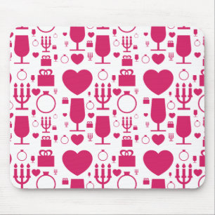 Tapis De Souris Valentines éléments de jour motif