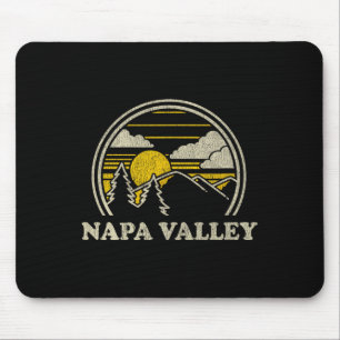 Tapis De Souris Vallée de Napa Californie Ca T Shirt Vintage Rando