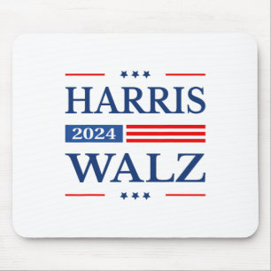 Tapis De Souris Valse 2024 Kamala Harris 2024 Tim Waltz 2024 Usa F