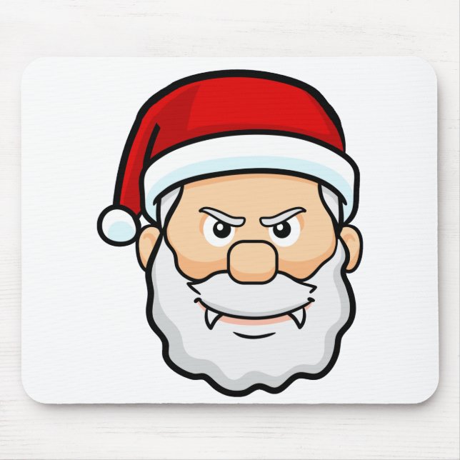 Tapis De Souris vampire de noël père Noël (Devant)
