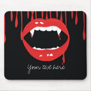 Tapis de Souris Vampire Dégoulinant de Sang Hallow