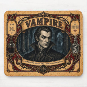 Tapis De Souris Vampire, Monstre de Cirque Vintage