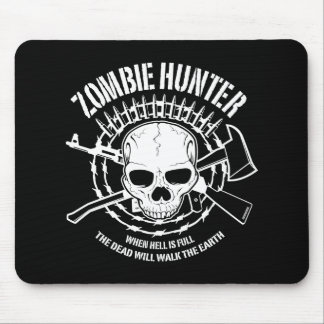 Tapis De Souris vampires de chasseur de zombi vivant complètement