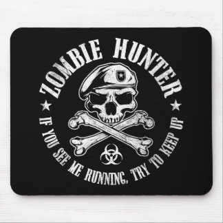 Tapis De Souris vampires de chasseur de zombi vivant complètement