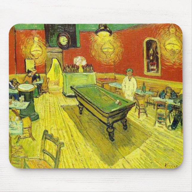 Tapis De Souris Van Gogh : Café de nuit (Devant)