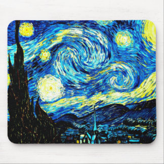 Tapis De Souris Van Gogh - Nuit étoilée