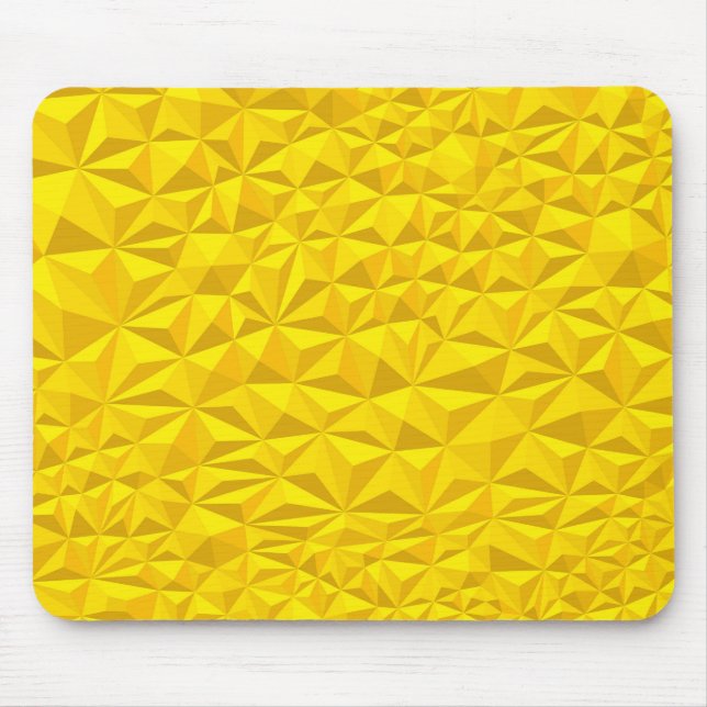 Tapis De Souris van origamic pyramid yellow (Devant)