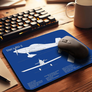 Tapis De Souris Van’s RV-3 - Plan directeur de l’avion ABD