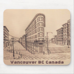 Tapis De Souris Vancouver Canada Souvenir Mousepad Gastown Cadeaux