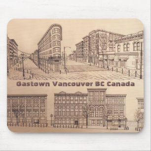 Tapis De Souris Vancouver Canada Souvenir Mousepad Gastown Cadeaux