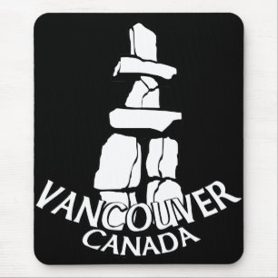 Tapis De Souris Vancouver Canada Souvenir Mousepad Inukshuk