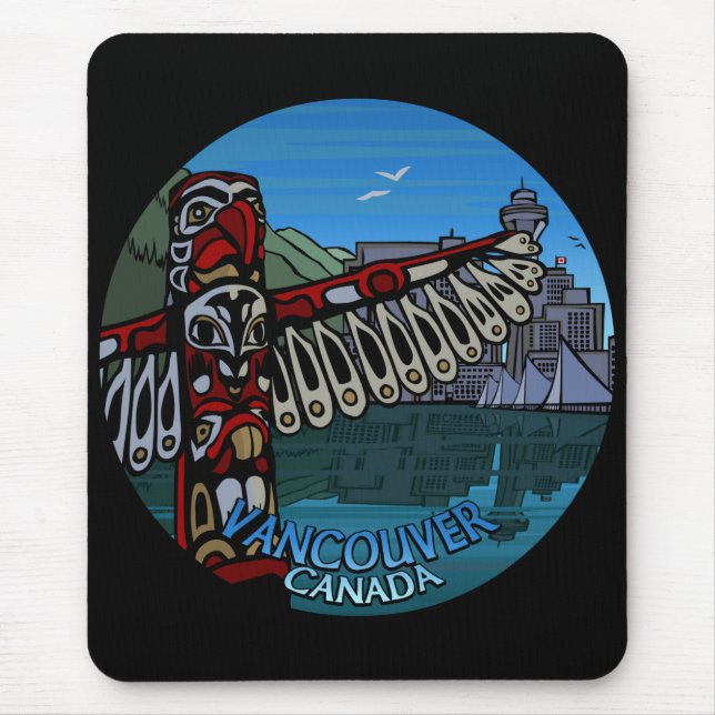 Tapis De Souris Vancouver Canada Souvenir Mousepad Vancouver Cadea (Devant)