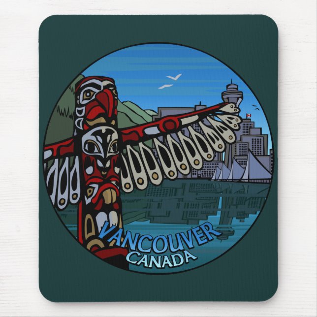 Tapis De Souris Vancouver Canada Souvenir Mousepad Vancouver Cadea (Devant)