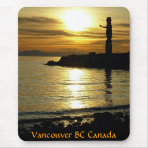 Tapis De Souris Vancouver Mousepad Souvenir Vancouver Sunset Cadea